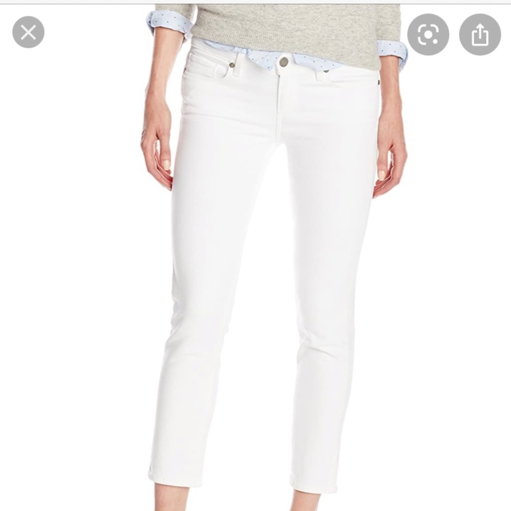 white paige jeans (kylie crop)